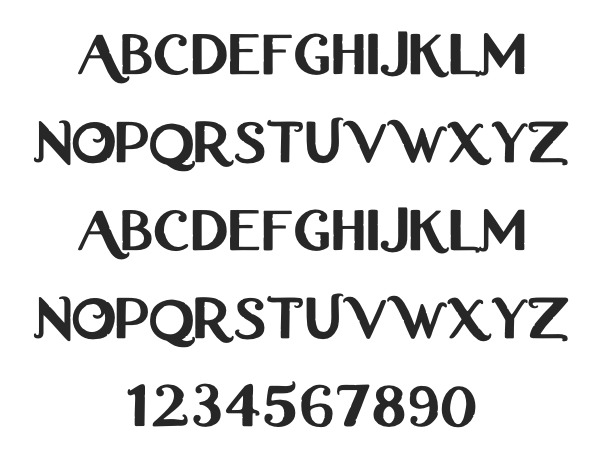 madrigal font samples