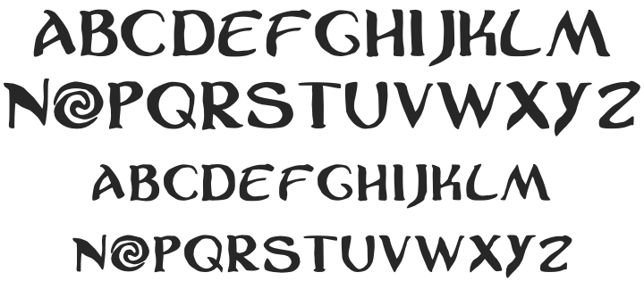 moanas font samples